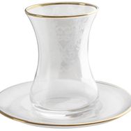 Porland Gild 125 cc Altın Tabaklı Çay Bardağı