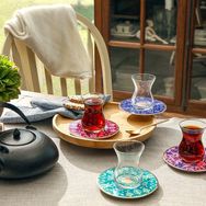 Porland Glamorous 8 Parça Çay Takımı