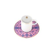 Porland Glamorous 80 cc Pembe Tabaklı Kahve Fincanı
