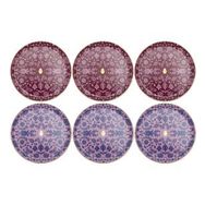 Porland Glamorous Fuşya Pembe 24 cm 6 Parça Servis Tabağı