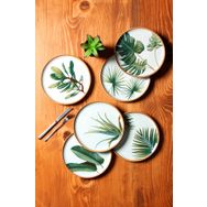 Porland İklim 6 Parça 6 Kişilik 20 cm Porselen Pasta Servis Takımı