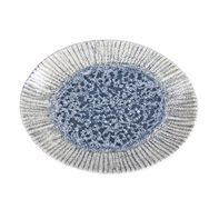 Porland İris Blue 20 cm Kayık Tabak