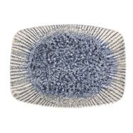Porland Iris Blue 32 cm Kayık Tabak