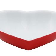 Porland Kırmızı Kalp 10 cm Kase