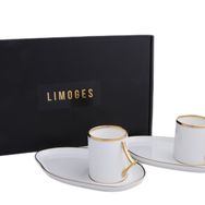 Porland Limoges Altın Yaldız 85 cc 2 Kişilik Kahve Takımı