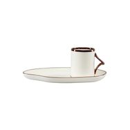 Porland Limoges Bronz 85 cc 6 Kişilik Kahve Takımı