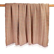 Porland Lorina 140x170 cm Desenli Mocha Koltuk Şalı