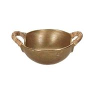 Porland Milos Altın Rengi 20x15x9 cm Kase