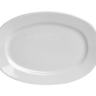 Porland Mina 32 cm Beyaz Kayık Tabak