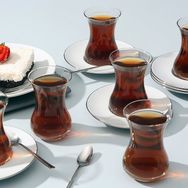 Porland Minez Platin 12 Parça 6 Kişilik Çay Takımı