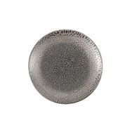 Porland Moire 17 cm Gri Düz Tabak