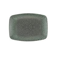 Porland Moire Yeşil 27 cm Kayık Tabak