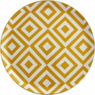 Porland Morocco D4 Sarı 24 cm 6 Adet Düz Tabak