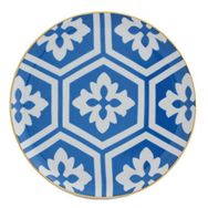 Porland Morocco Desen 2 Mavi 17 cm Düz Tabak
