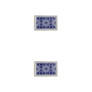 Porland Morocco Desen 7 Mor 18x13 cm Porselen Kahvaltı Tabağı