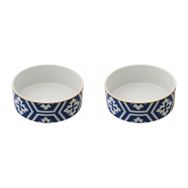 Porland Morocco Desen Mavi 18 cm 2'li Kase