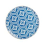 Porland Morocco Desen Mavi 28 cm Düz Tabak