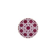 Porland Morocco Desen5 Fuşya 17 cm Düz Tabak