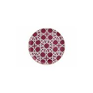 Porland Morocco Desen5 Fuşya 24 cm Düz Tabak