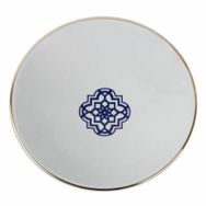 Porland Morocco Mavi Desen 20 cm Çukur Tabak