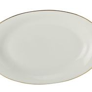 Porland Oasis 27 cm Altın Yaldız Kayık Tabak