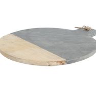 Porland Patna Siyah 43 cm Yuvarlak Sunum Taşı