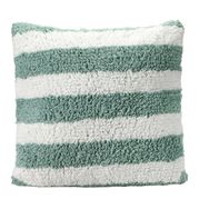 Porland Pop Stripe Mint 45x45 cm Dokuma Yastık