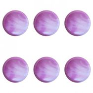 Porland Posh Desen Pembe 28 cm Düz Tabak
