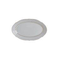 Porland Queen Altın Yaldız 30 cm Kayık Tabak