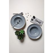 Porland Ruby Seasons Gri 26 cm 2li Makarna Salata Tabağı