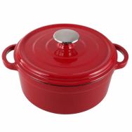 Porland Sapore 20 cm Kırmızı Döküm Derin Tencere