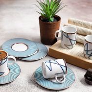 Porland Seal 4 Kişilik 85 cc Kahve Takımı