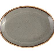 Porland Seasons 31 cm Koyu Gri Kayık Tabak