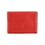 Porland Seasons Kırmızı 13x18 cm Kahvaltı Tabağı