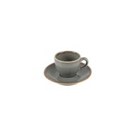 Porland Seasons Koyu Gri Tabaklı 80 cc Kahve Fincanı