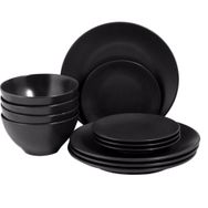 Porland Seasons Siyah 12 Parça 4 Kişilik Yemek Takımı