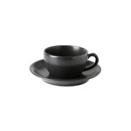 Porland Seasons Siyah Tabaklı 207 cc Çay Fincanı