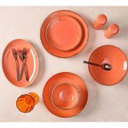 Porland Seasons Turuncu 30 Parça 6 Kişilik Yemek Takımı