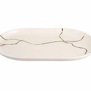 Porland Spirits Altın Yaldız 32 cm Kayık Tabak