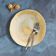 Porland Stoneware Pearl 23 cm Düz Tabak