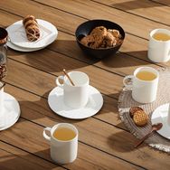 Porland Superior Bone Porcelain Elix 6 Kişilik 200 cc Çay Fincan Takımı