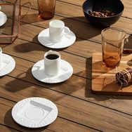 Porland Superior Bone Porcelain Elix 6 Kişilik 85 cc Kahve Takımı