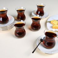 Porland Suzanne Altın Yaldız 12 Parça 6 Kişilik Çay Takımı