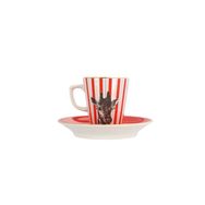 Porland Wild Life Giraffe Tabaklı 80 cc Kahve Fincanı