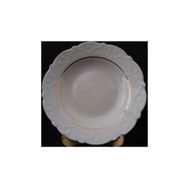 Porland Yaldızlı Porselen 19 cm Çukur Tabak