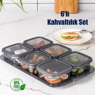 Porsima 2043 6 Bölmeli Tepsili Kahvaltılık