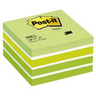 Post-it Küp 450 Yaprak Yeşil Tonları Yapışkanlı Not Kağıdı