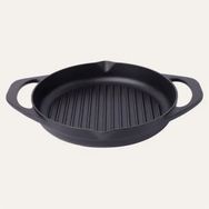 Pot Art 22 cm Mat Siyah Yuvarlak Sahan