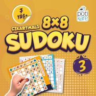 Pötikare Yayınları 9786257041331 8x8 3 Çıkartmalı Sudoku Çocuk Öykü Kitabı