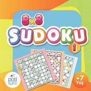 Pötikare Yayınları Model 1 8x8 Çıkartmalı Sudoku